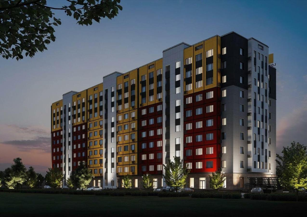 Уютная Квартира-Студия Жк Lotus Terrace Daire Almatı Dış mekan fotoğraf
